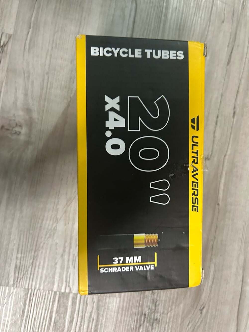 Ultraverse 20x4.0 Bicycle Inner Tube W/ Schrader Valve and 2 Tire Levers, 2 Pack